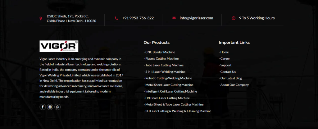 Tube Laser Cutter Manufacturer in Delhi – Vigor Laser